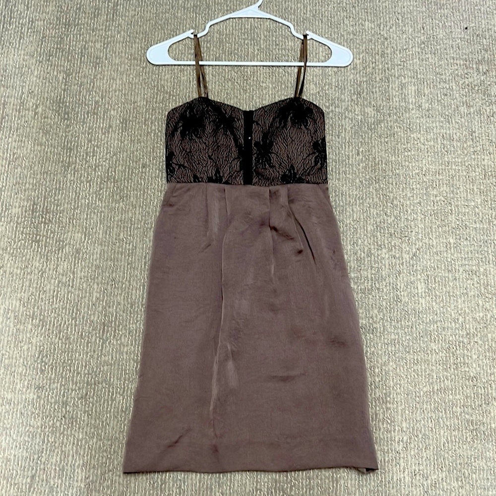 BCBG Silk dress with pockets